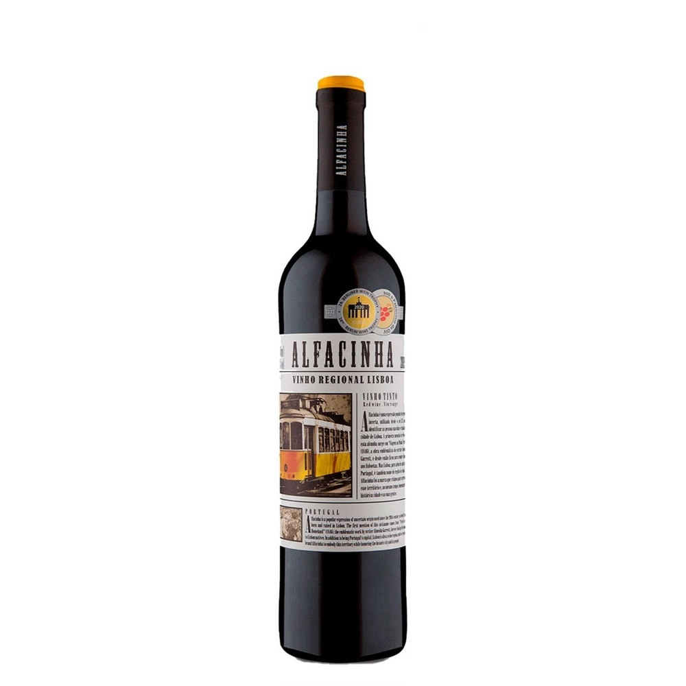 VINHO PORTUGUES ALFACINHA LISBOA TINTO 750 ML