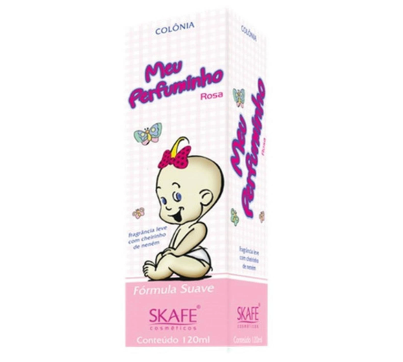 COLONIA MEU PERFUMINHO 120ML ROSA