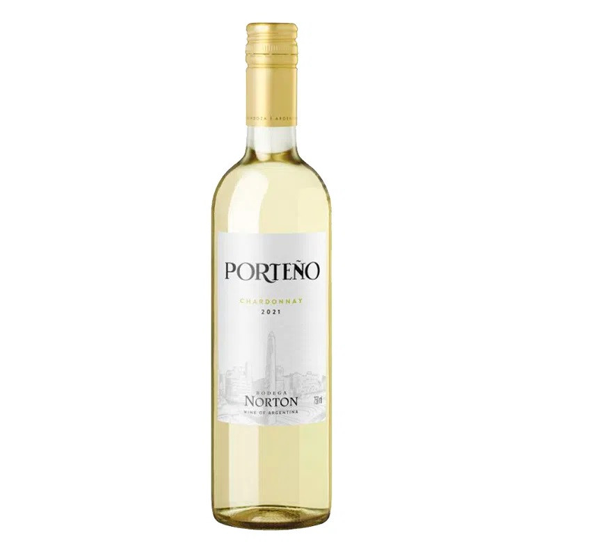 VINHO ARGENTINO NORTON PORTENO CHARDONNAY BRANCO 750 ML