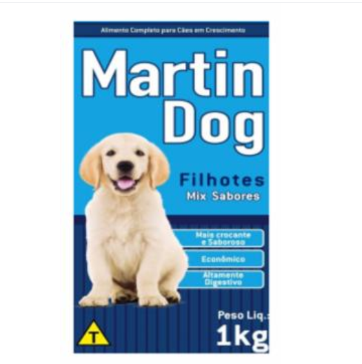 RACAO MARTIN DOG FILHOTES 1kg MIX