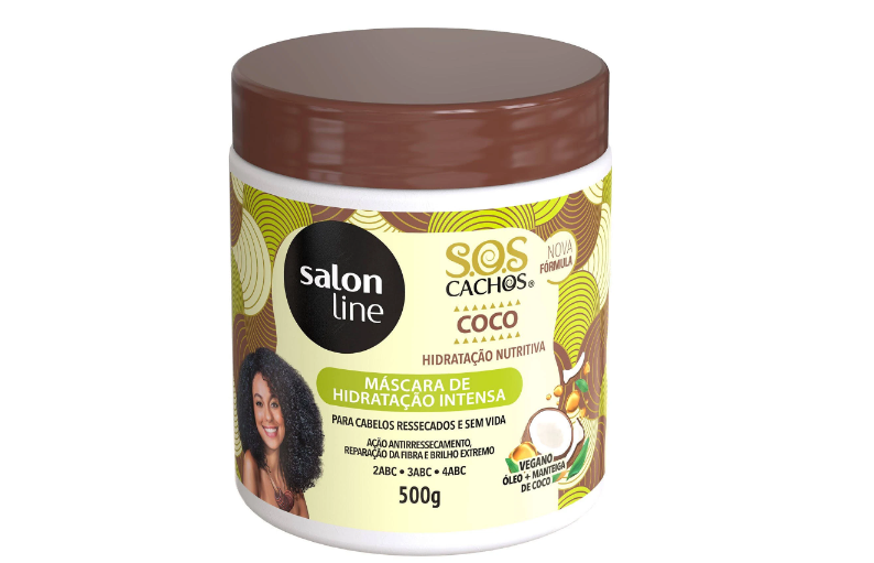 SALON LINE MÁSCARA SOS CACHOS COCO 500G