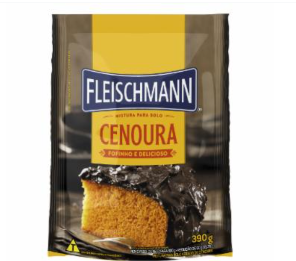 MISTURA BOLO FLEISCHMANN CENOURA 390G