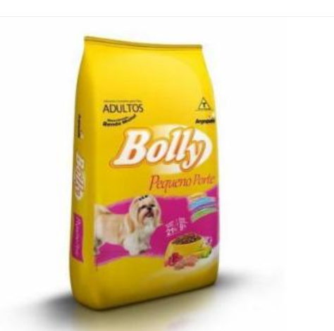 RACAO BOLLY 1KG PEQUENO PORTE