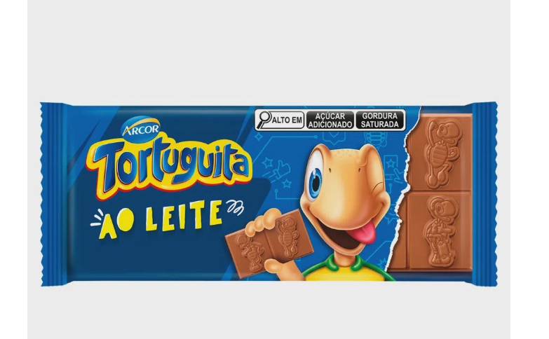 CHOCOLATE TORTUGUITA AO LEITE 80G