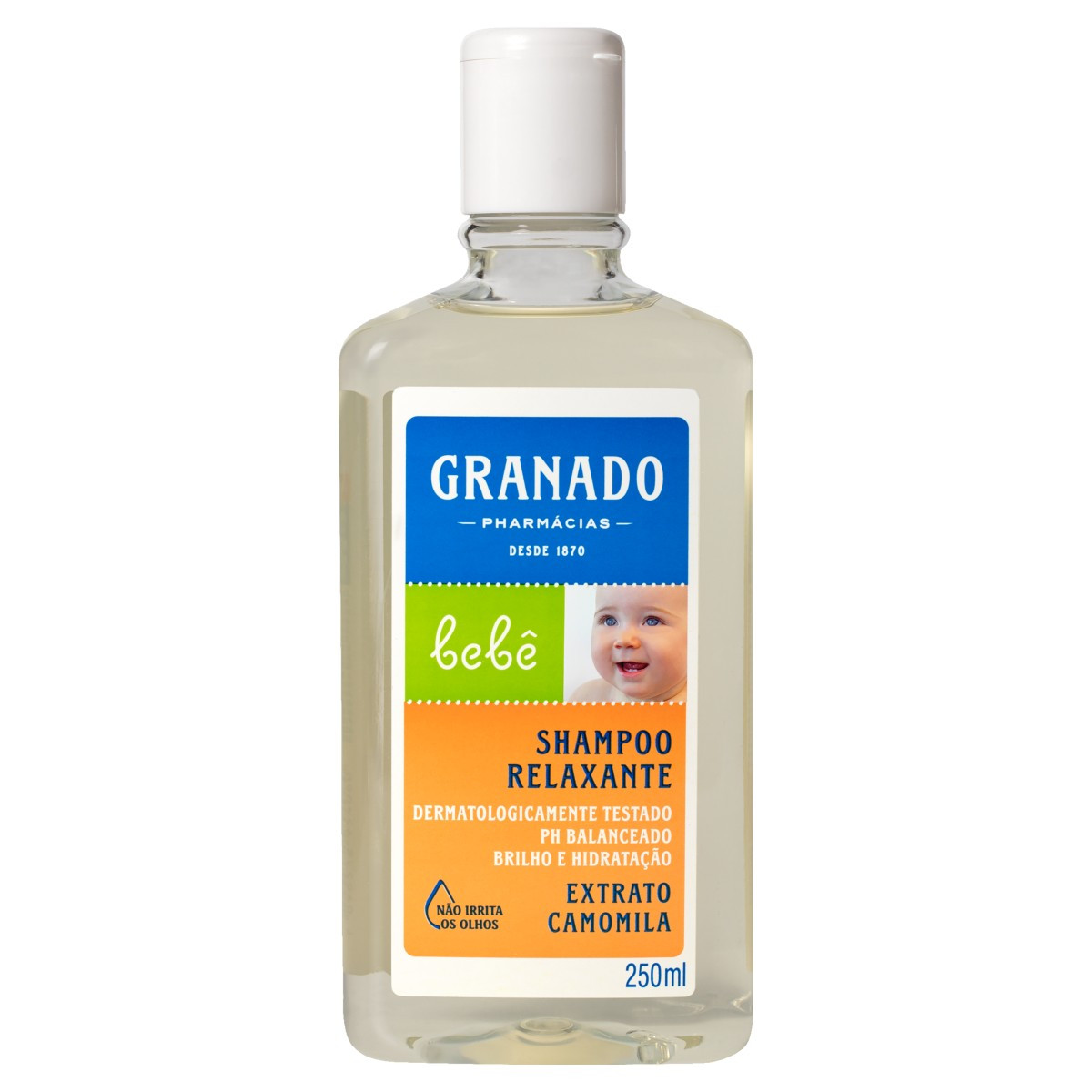 SHAMPOO GRANADO BEBÊ RELAXANTE CAMOMILA 250 ML