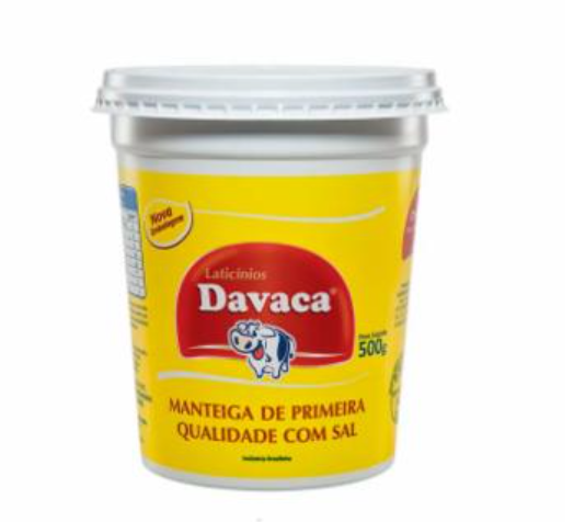 MANTEIGA DAVACA POTE 500G C/SAL