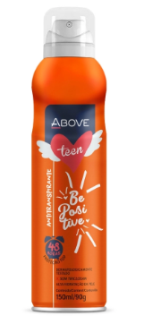 DESODORANTE ABOVE AEROSOL TEEN BE POSITIVE 150 ML