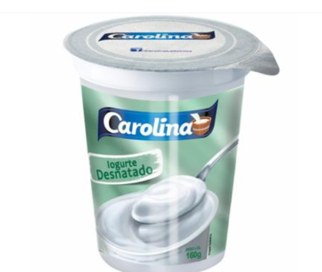 IOGURTE CAROLINA NATURAL DESNATADO 160G