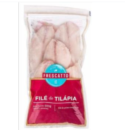 FILE TILAPIA CONGELADO FRESCATTO 500G
