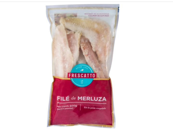 FILÉ DE MERLUZA CONGELADO FRESCATTO - 500G