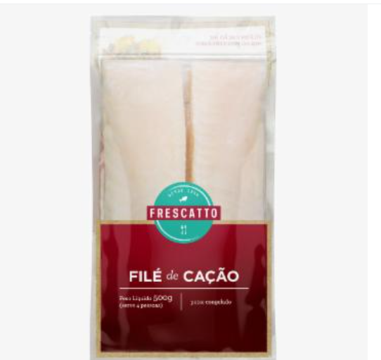 FILE DE CAÇÃO FRESCATTO CONGELADO 500G