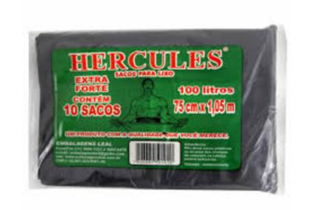 SACO PARA LIXO HERCULES EX.FORTE100L