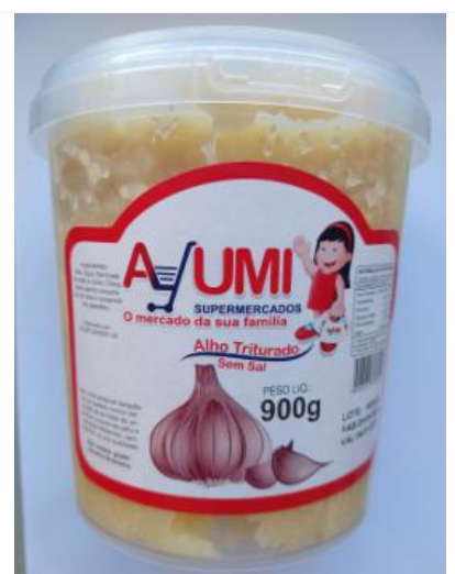 ALHO AYUMI 900g TRITURADO