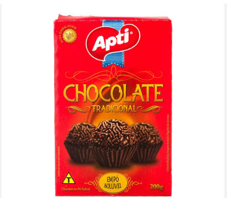 CHOCOLATE EM PO SOLUVEL APTI 200G