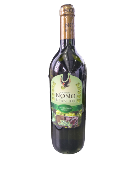 VINHO DO NONO BIASINI BRANCO SECO 720 ML