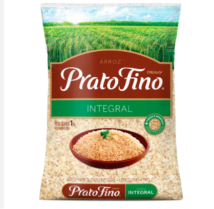 ARROZ PRATO FINO INTEGRAL 1KG