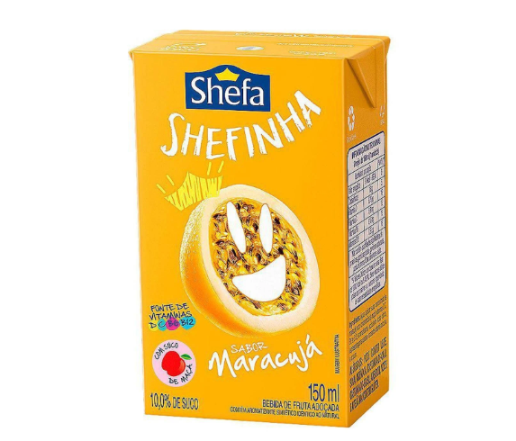 BEBIDA SHEFINHA SABOR MARACUJA 150ML MARACUJÁ