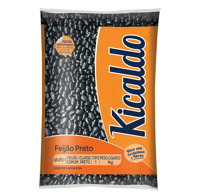 FEIJÃO PRETO KICALDO TP1 1KG