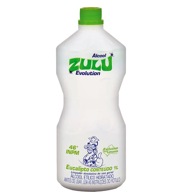 ALCOOL ZULU EVOLUTION EUCALIPTO 1L