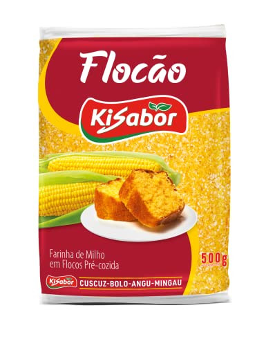 FARINHA DE MILHO KISABOR FLOCÃO 500G