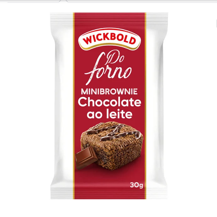 MINIBROWNIE WICKBOLD CHOCOLATE AO LEITE 30G