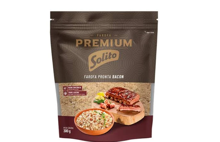 FAROFA PRONTA SOLITO PREMIUM BACON 300 G