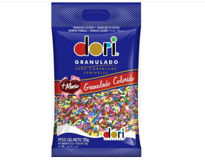 GRANULADO DORI 120G COLORIDO