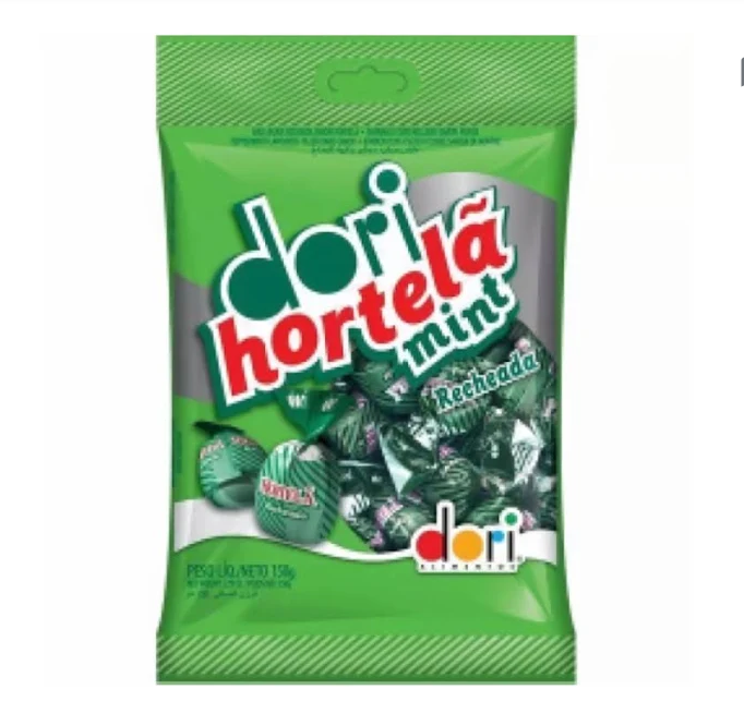 BALA HORTELA RECHEADA DORI 100G