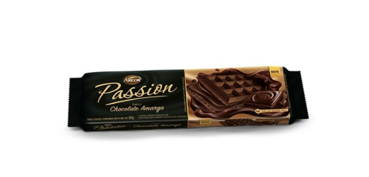 BISCOITO PASSION WAFER CHOCOLATE AMARGO 80G