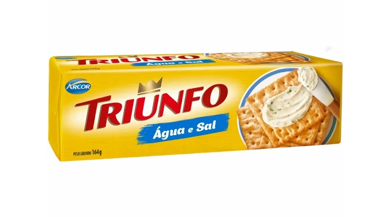 BISCOITO AGUA E SAL TRIUNFO 164G