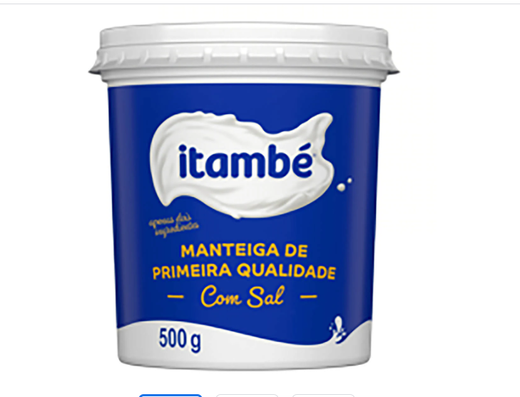 MANTEIGA COM SAL ITAMBÉ 500