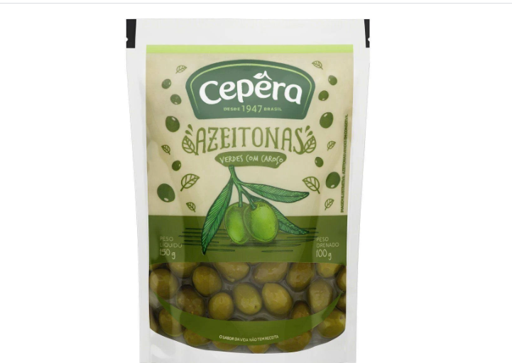 AZEITONA VERDE CEPÊRA SACHÊ 100G