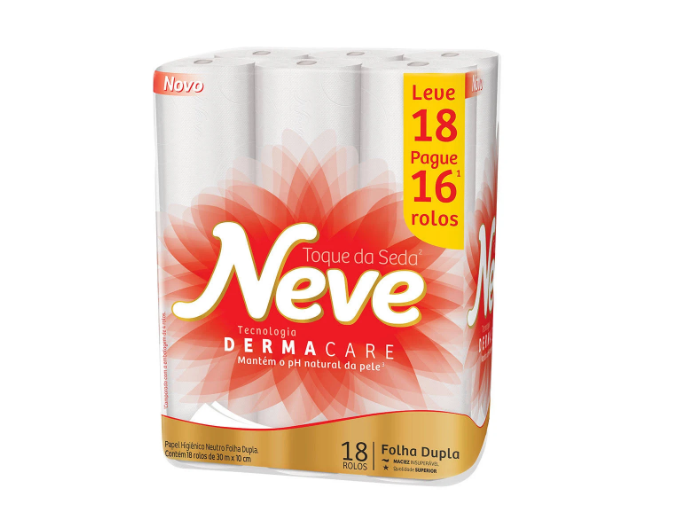 PAPEL HIGIÊNICO COMPACTO 30M LEVE 18 PAGUE 16 NEVE