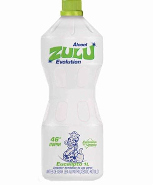 ÁLCOOL ZULU EUCALIPTO 46° 1L