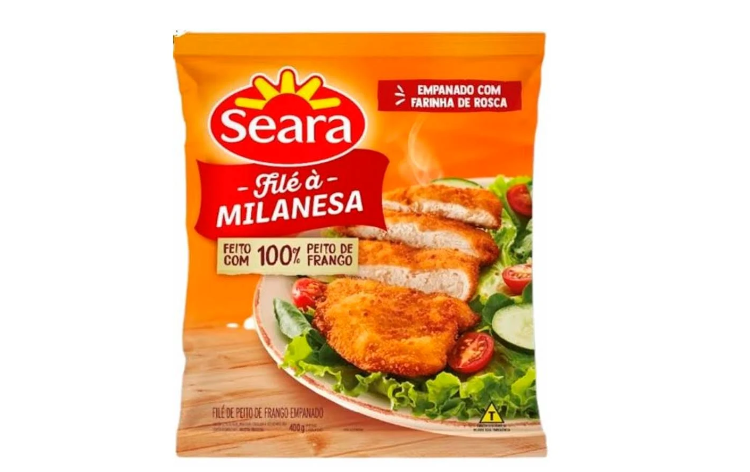 FILÉ DE FRANGO À MILANESA SEARA 400G