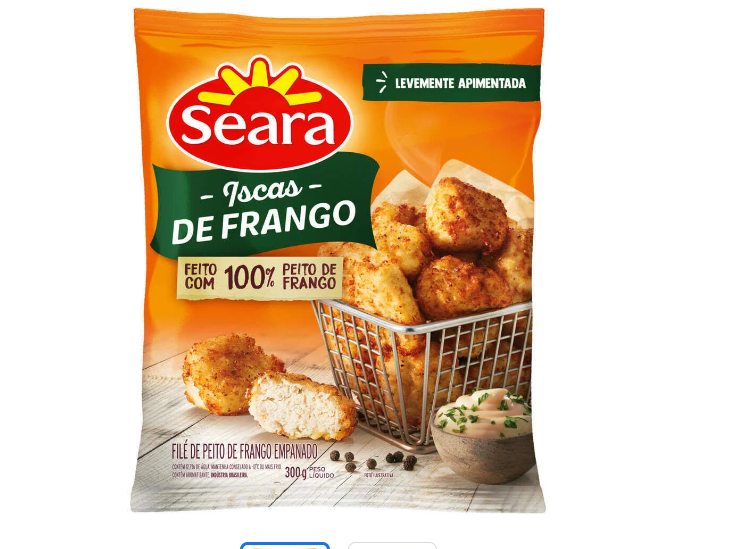 ISCAS DE FRANGO SEARA APIMENTADA 300G