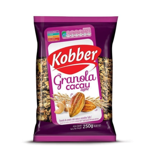 GRANOLA CACAU LIGHT KOBBER 250GR