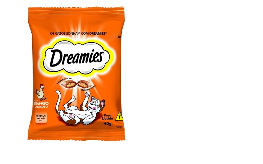 PETISCOS DREAMIES SABOR FRANGO 40 G