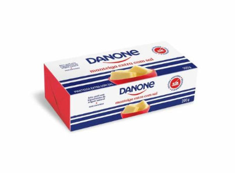 MANTEIGA TABLETE DANONE 200G