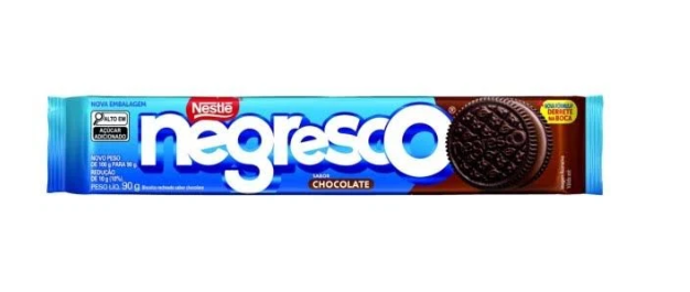 BISCOITO NEGRESCO RECHEADO CHOCOLATE 90G