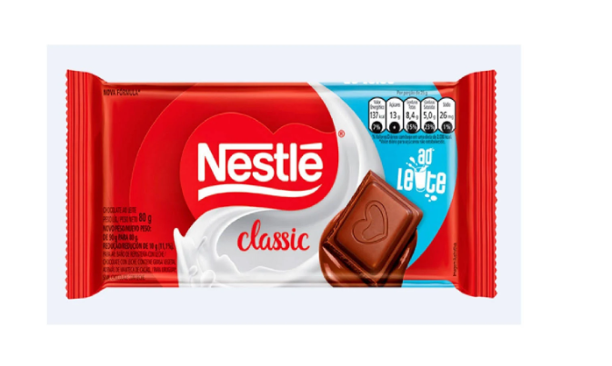 CHOCOLATE AO LEITE CLASSIC 80G