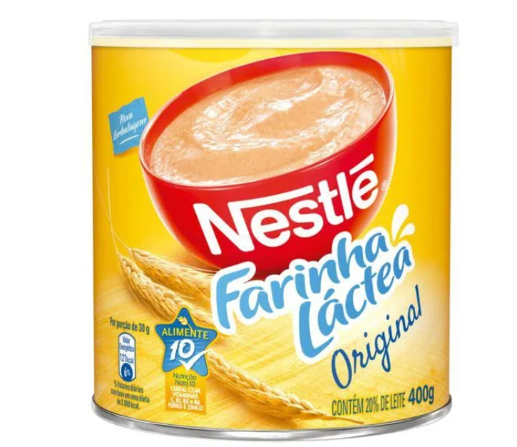 FARINHA LÁCTEA ORIGINAL NESTLÉ LATA 400G