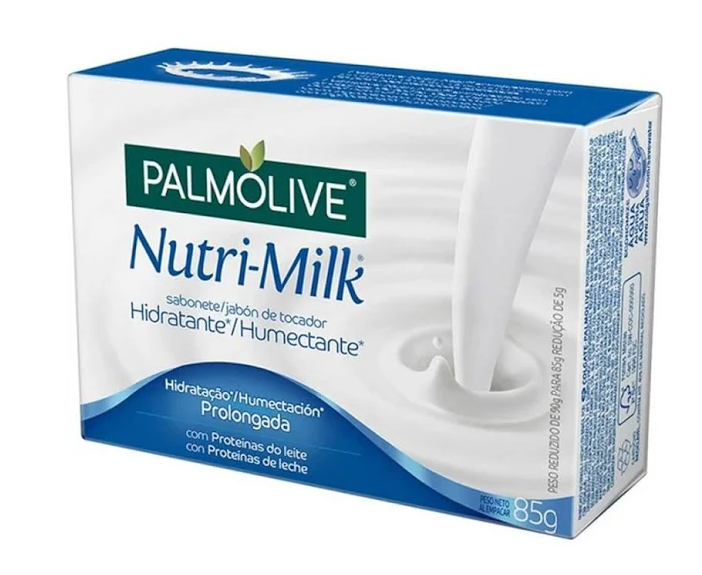 SABONETE PALMOLIVE NUTRI MILK 85G COM 4 UNIDADES