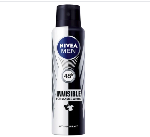 MEN DESODORANTE AEROSOL INVISIBLE BLACK & WHITE 150ML