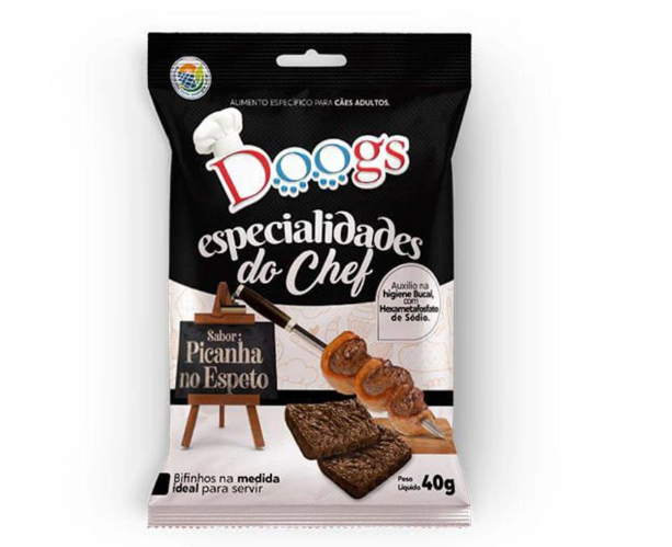 PETISCO BIFINHO DOOGS ESPECIALIDADES DO CHEF SABOR PICANHA 40 G