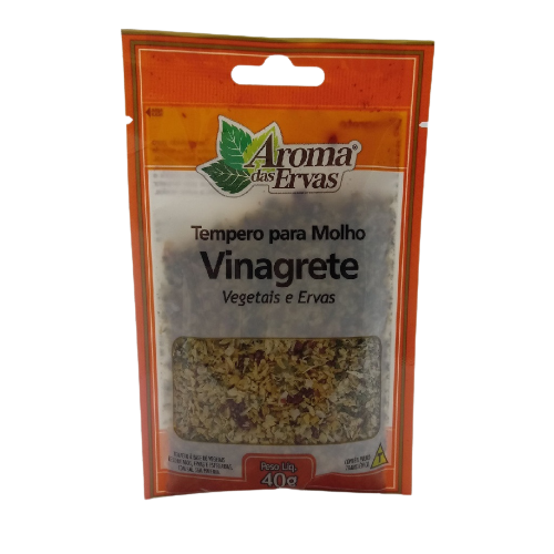 VINAGRETE AROMA DAS ERVAS VEGETAIS E ERVAS 40 G