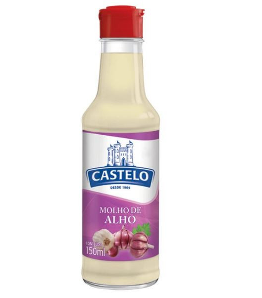 MOLHO ALHO CASTELO VIDRO 150 ML