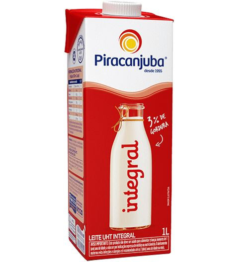 LEITE PIRACANJUBA INTEGRAL 1L