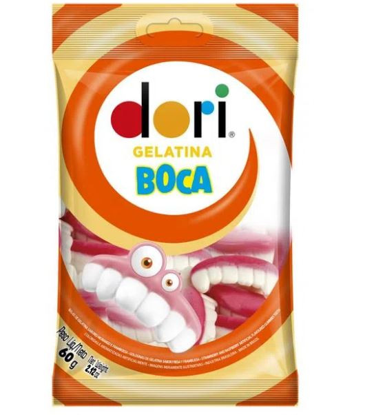 BALA GELATINA BOCA DORI 60GR