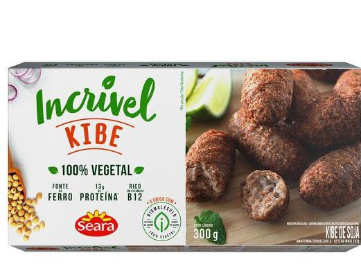 KIBE SEARA INCRÍVEL 300 GRAMAS 100 % VEGETAL